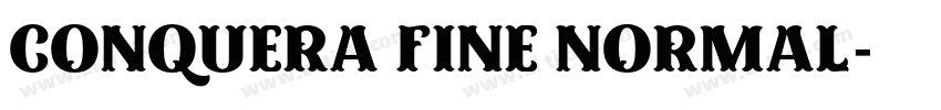 CONQUERA FINE NORMAL字体转换